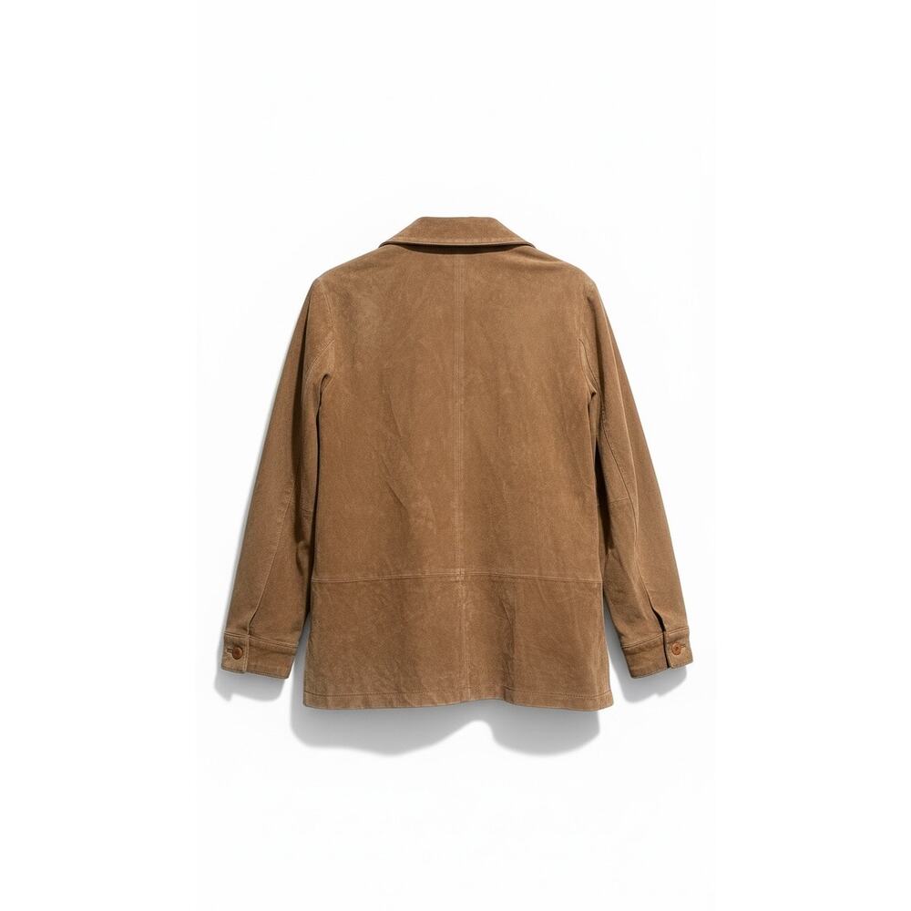 Pendleton Suede Leather Jacket Tan Camel Button F… - image 3